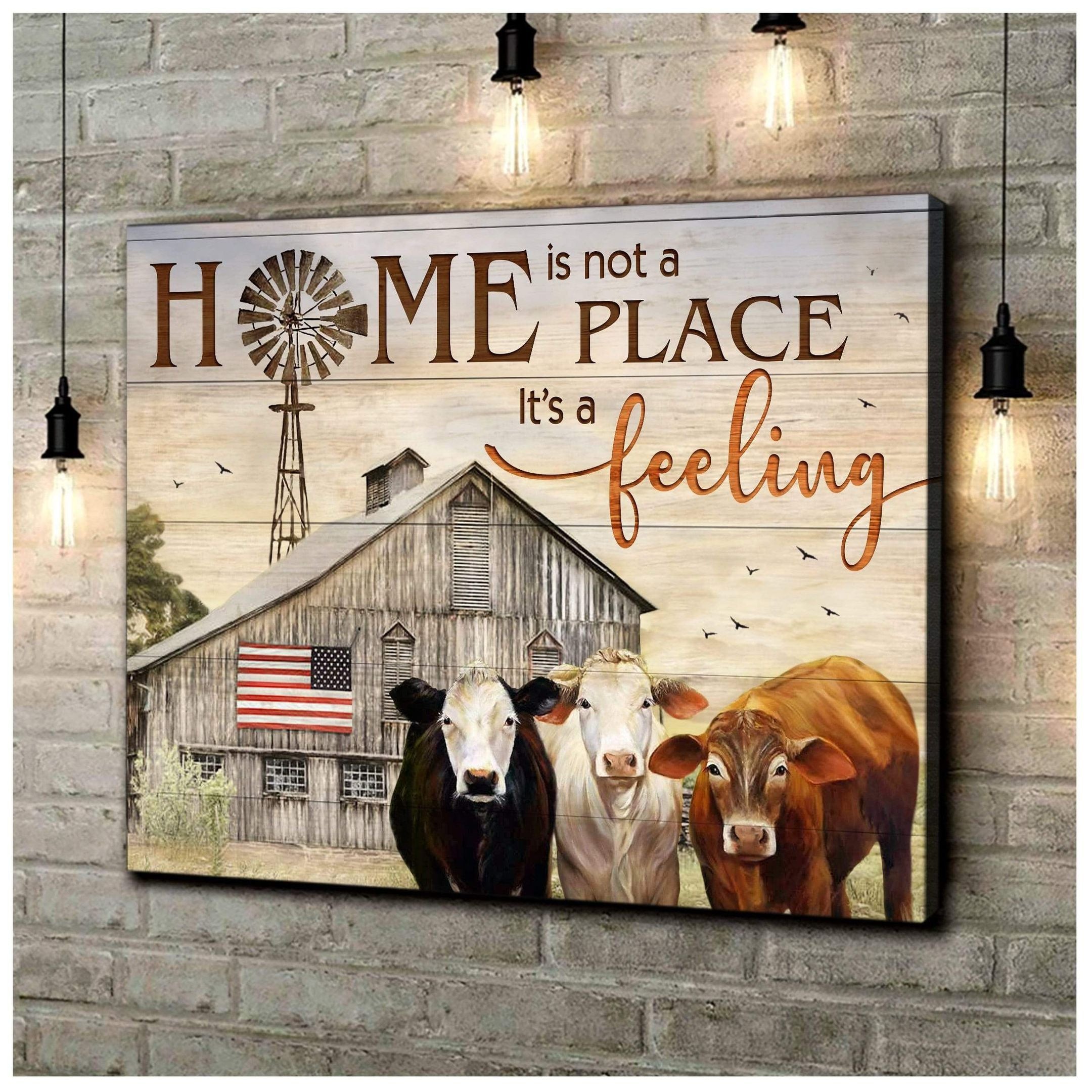 Canvas – Cow- Home Gift For Family, Wall Art Decor, Canvas Print, Home Decor