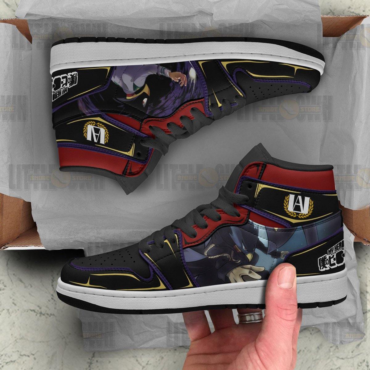Fumikage Tokoyami Jd Sneakers Custom My Hero Academia Anime Shoes ...