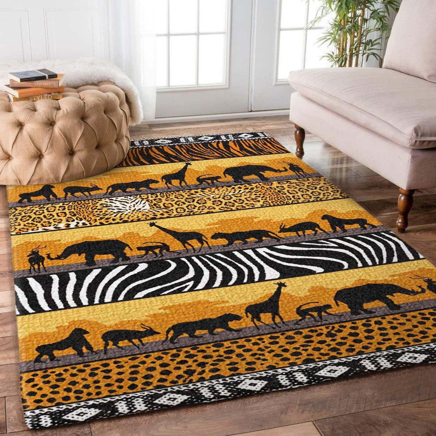 African Animal HT1810007M Rug