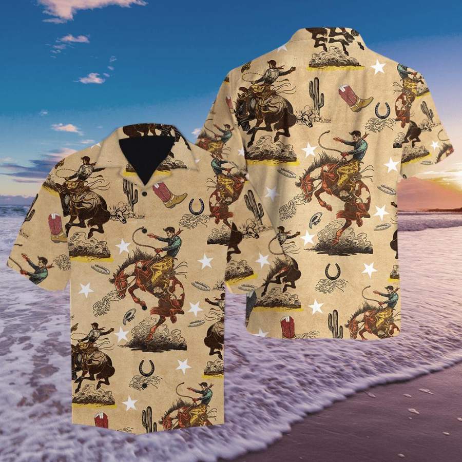 Native Cowboy Hawaiian Shirt JJW29072003-TQH