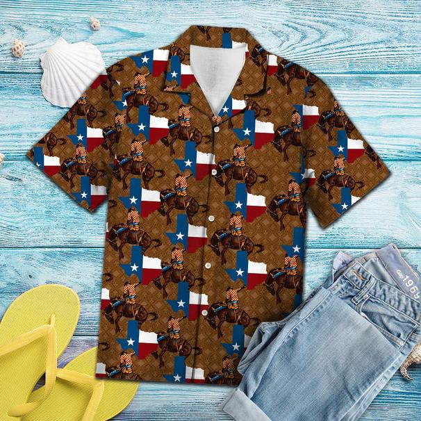 Texas Love Rodeo Tropical Hawaii Shirt 131 Aloha Shirts Ha92406