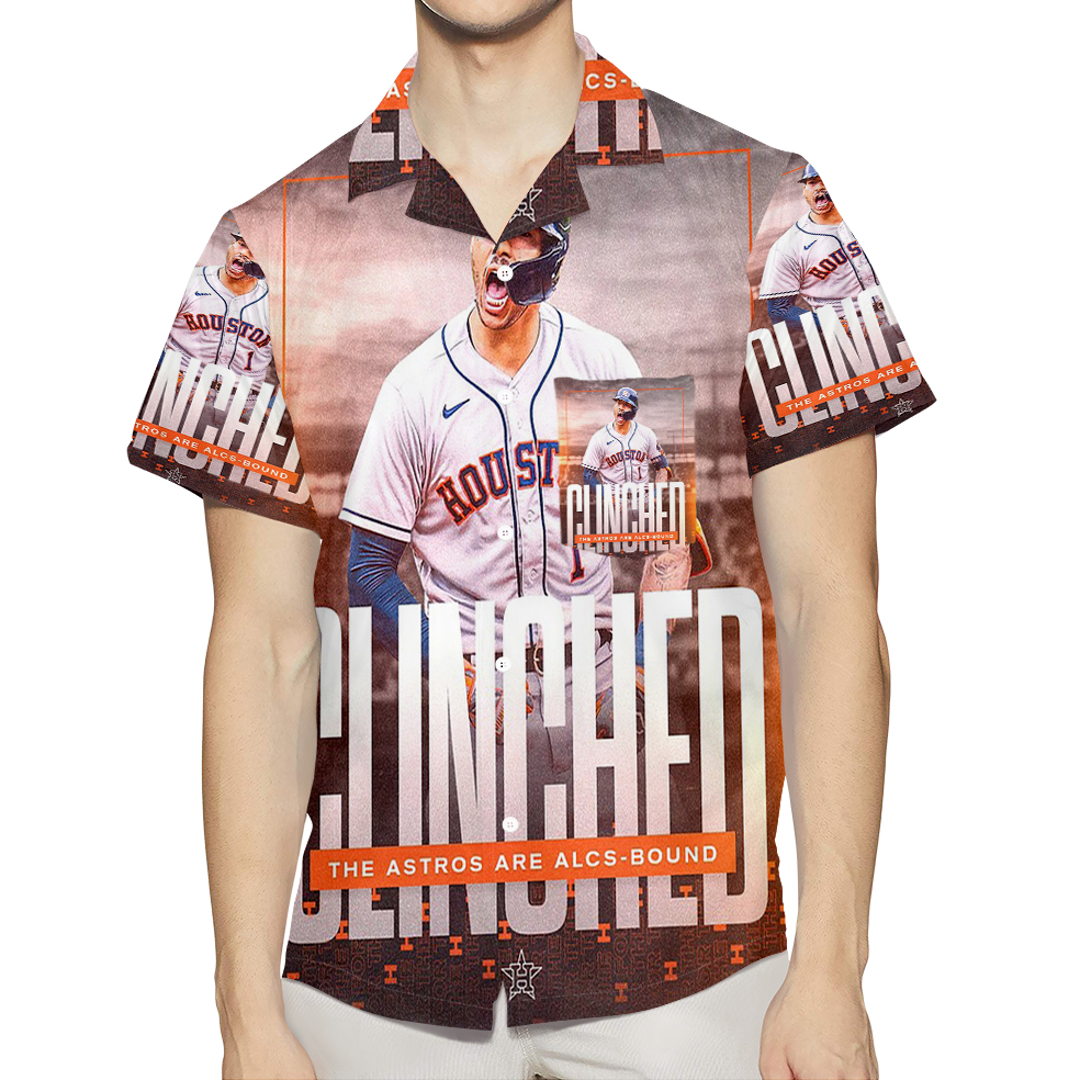 Houston Astros Carlos Correa 1 V2 3D All Over Print Summer Beach Hawaiian Shirt With Pocket