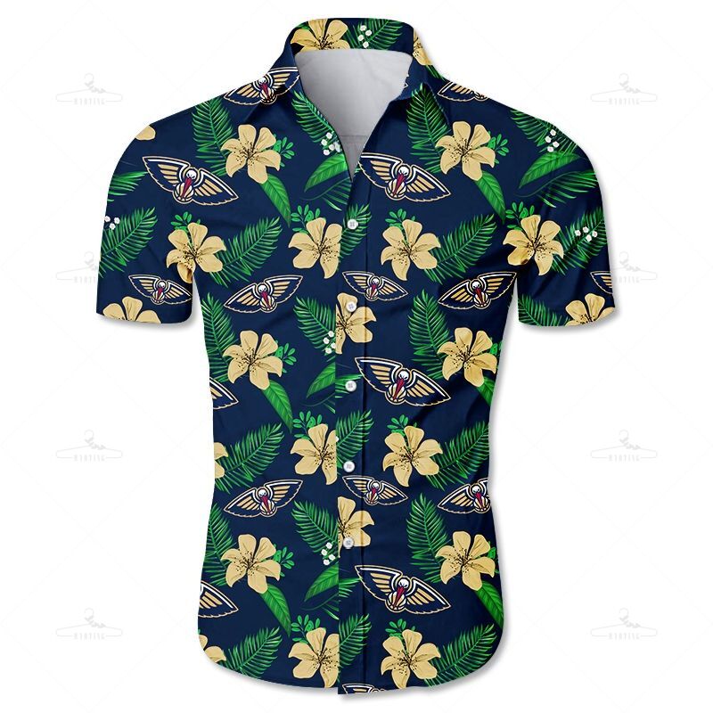 New Orleans Pelicans Hawaii Shirt Tropical Flower Summer Ha12987