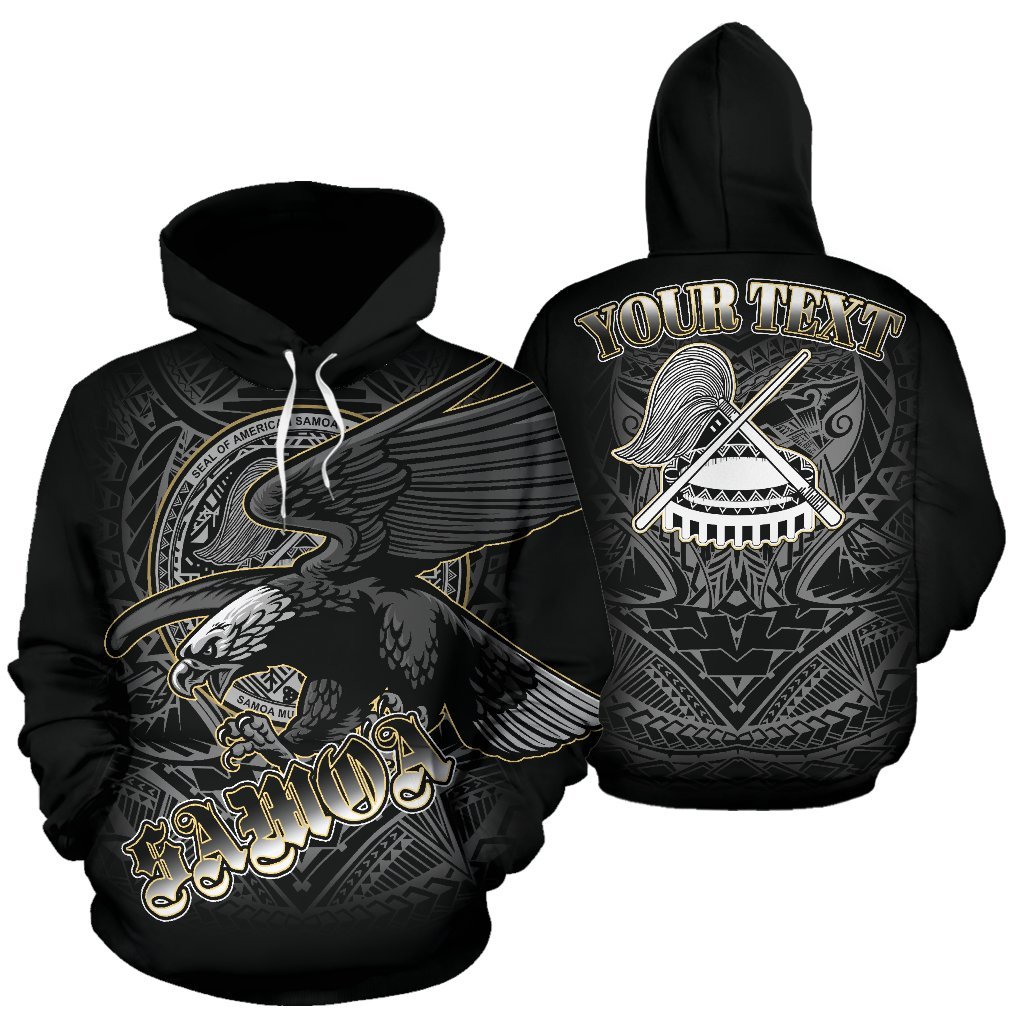 American Samoa Polynesian Eagle All Over Custom Personalised Hoodie – BN12