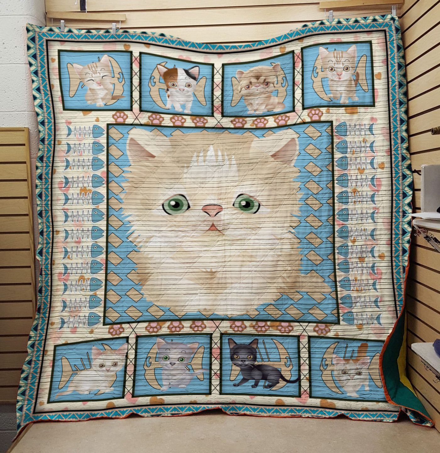 Happy cat lady 3D Quilt Blanket HGM38