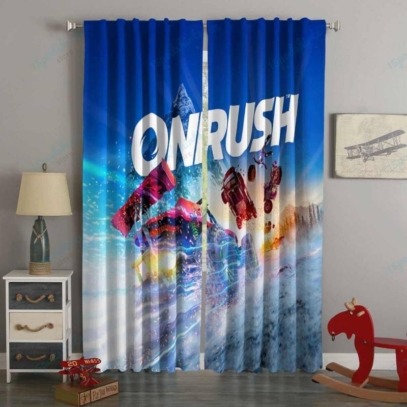 3D Printed Onrush Style Custom Living Room Curtains