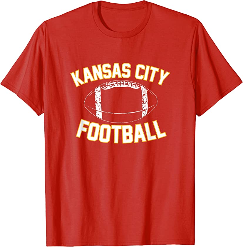 Unisex Athletic Hometown American Kansas City Football T-Shirt