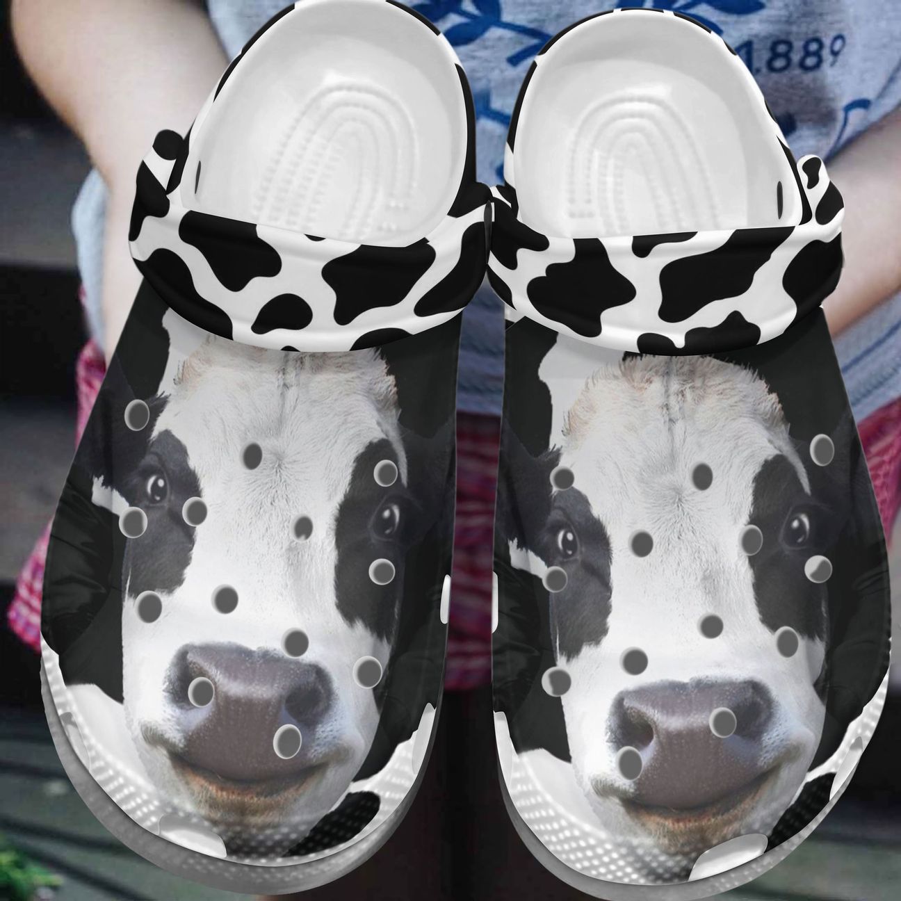 Cow Personalized Clog, Custom Name, Text, Color, Number Fashion Style For Women, Men, Kid, Print 3D In The Barn