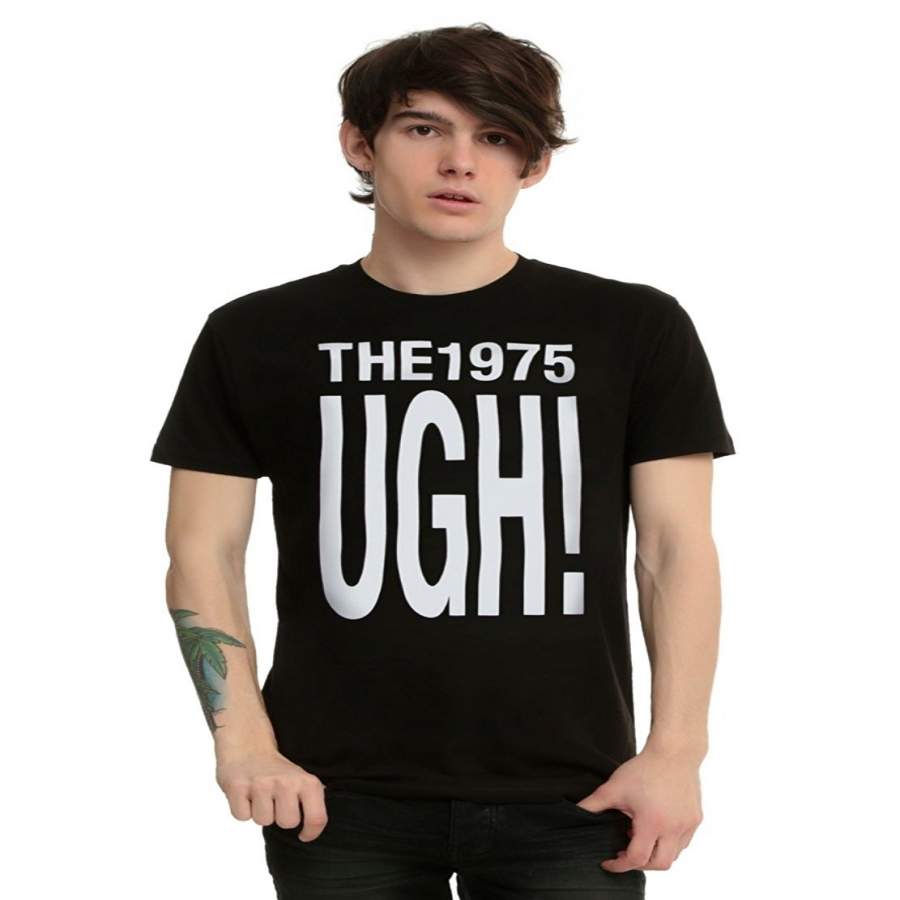 YPS Men’s black Graphic T-Shirt Unisex T Shirt Funny Shirt Men Fashion shirt Printed T-shirt The 1975 UGH T-Shirt Men’s short sleeved shirt