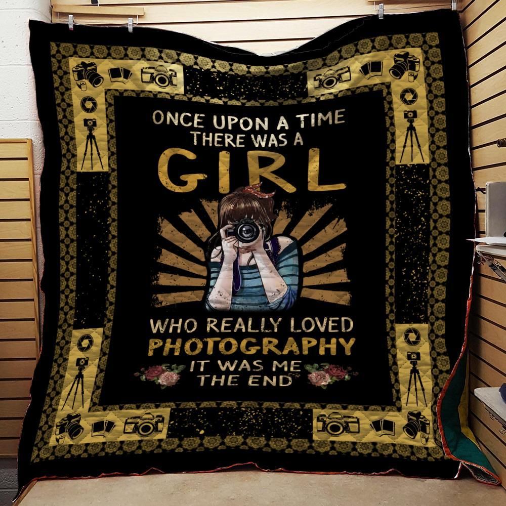 CAMERA GIRL 3D Quilt Blanket HGM41