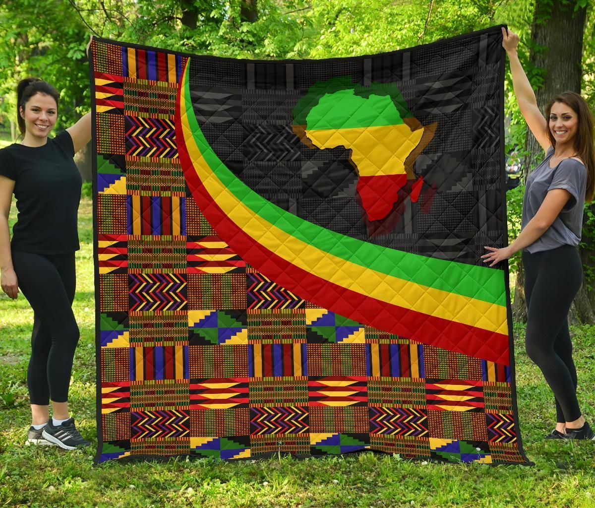 Africa African Map Jfj Quilt Bf