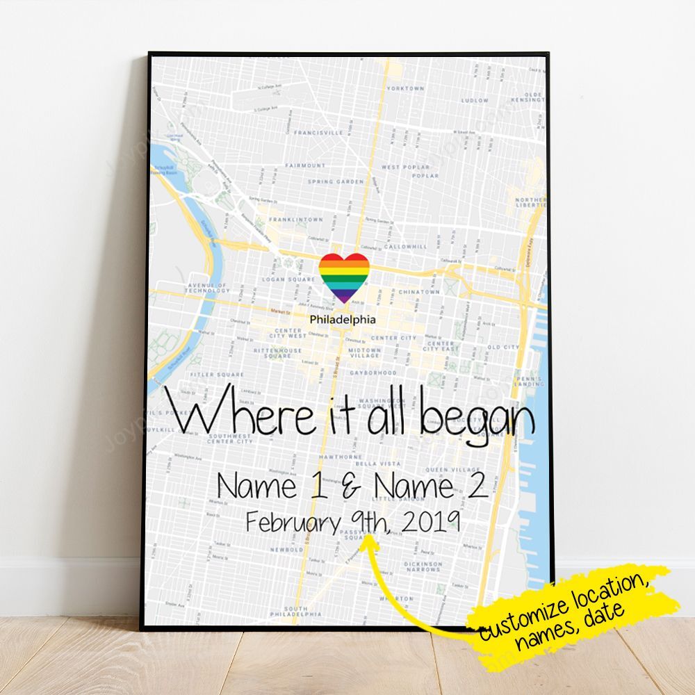 Personalized Where It All Began Poster - Poster Art Design