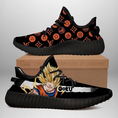 Best Goku Super Saiyan Yz Sneakers Dragon Ball Shoes Anime Yeezy Sneak