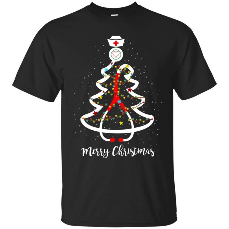 Agr Christmas Tree Nurse Merry Christmas Shirt