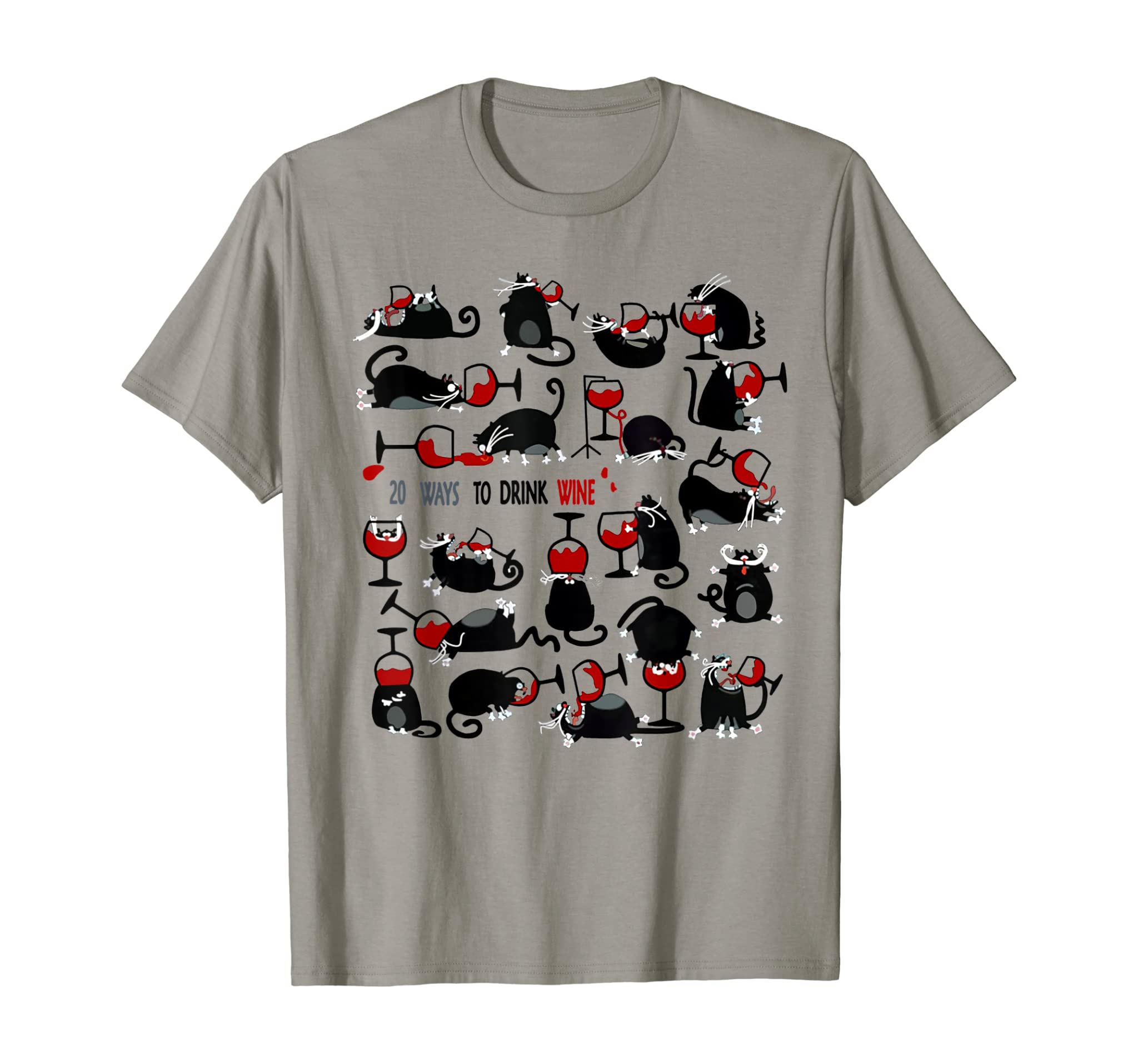 20 Ways To Drink Wine Shirt Cats To Drink Wine