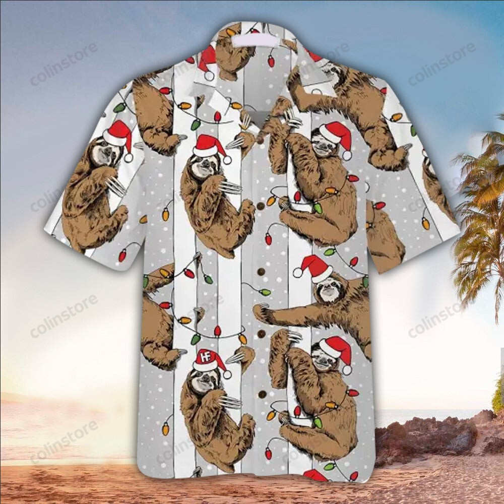 Sloth Hawaii Shirt For Lover Aloha Ha98373