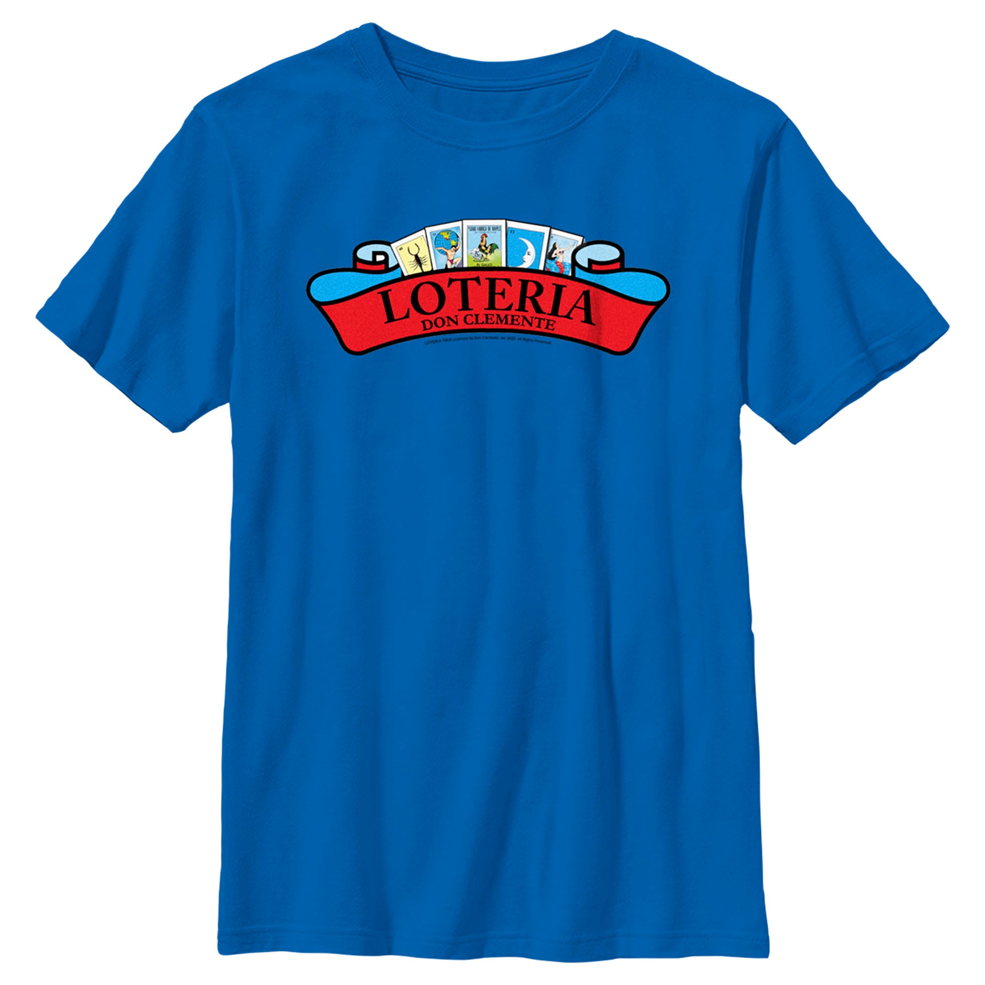 Boy’S Loteria Don Clemente Card Game Logo T-Shirt