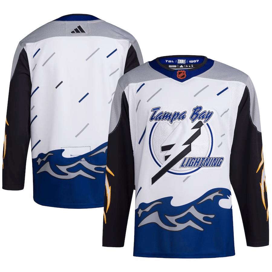 Tampa Bay Lightning Reverse Retro 2.0 Jersey – White