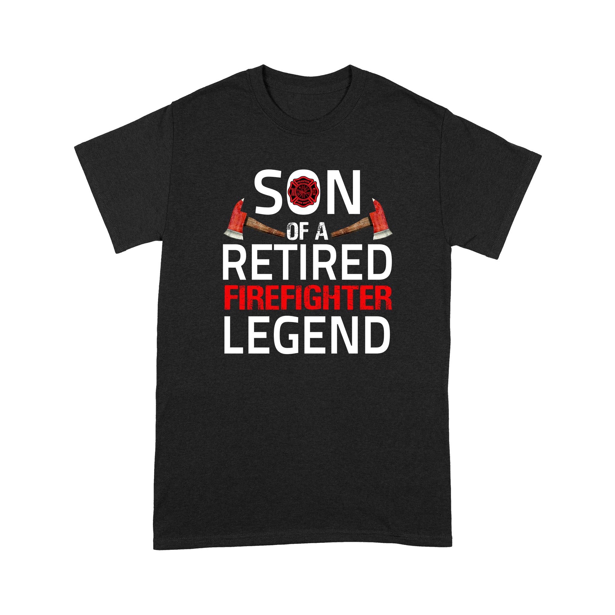 Son Of A Retired Firefighter Legend – Premium T-shirt