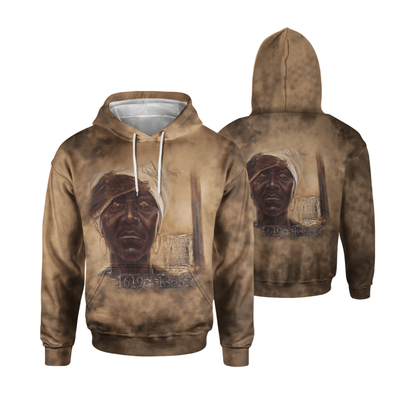 Black History Month The Free Negro In Virginia 1619-1865 All Over Print Shirt 3D Hoodie