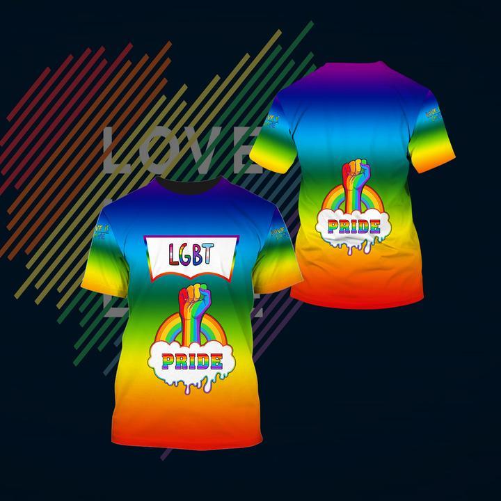 3D All over printed LGBT BDA shirts ver.1