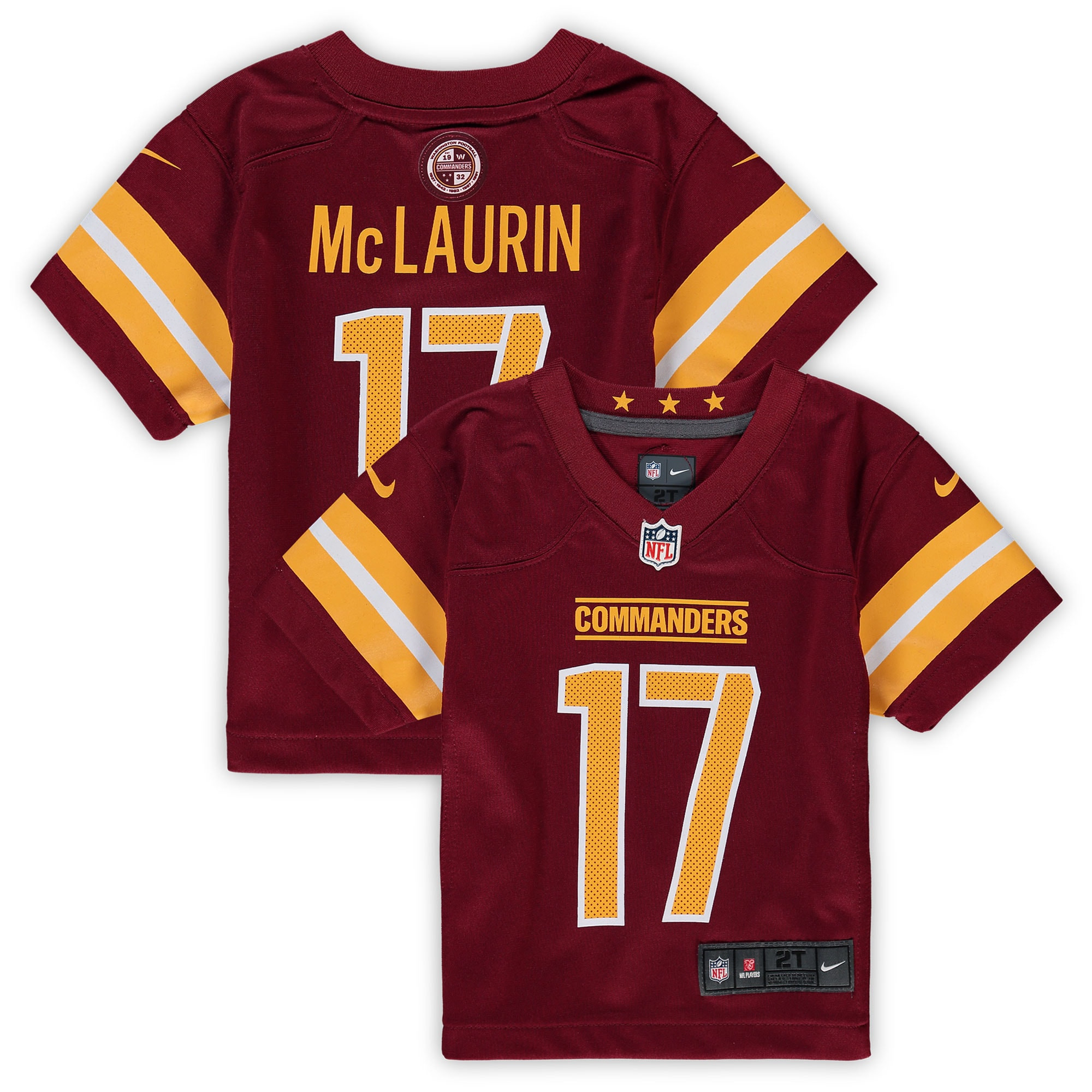 Terry Mclaurin Washington Commanders Toddler Game Jersey – Burgundy NFL