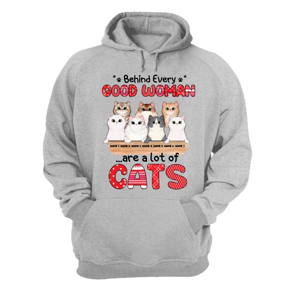 Cat Behind Every Good Woman – Personalized Shirts