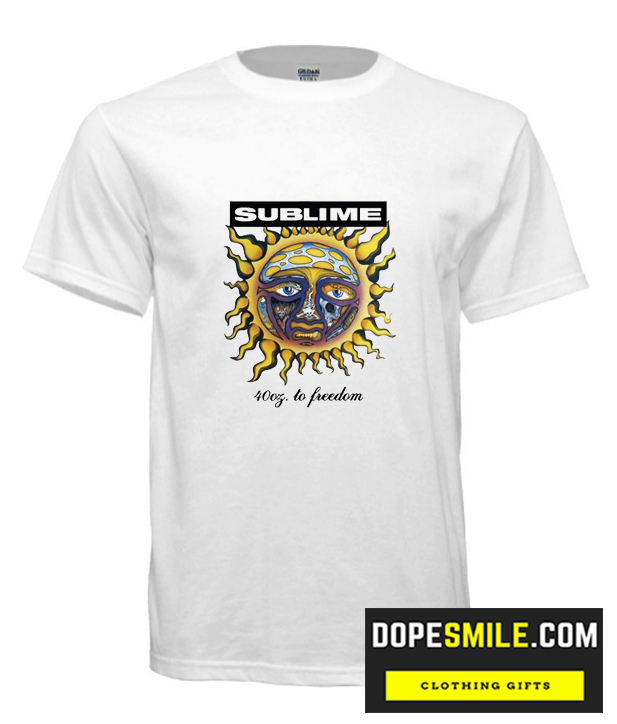 Sublime 40 Oz To Freedom cool  T Shirt