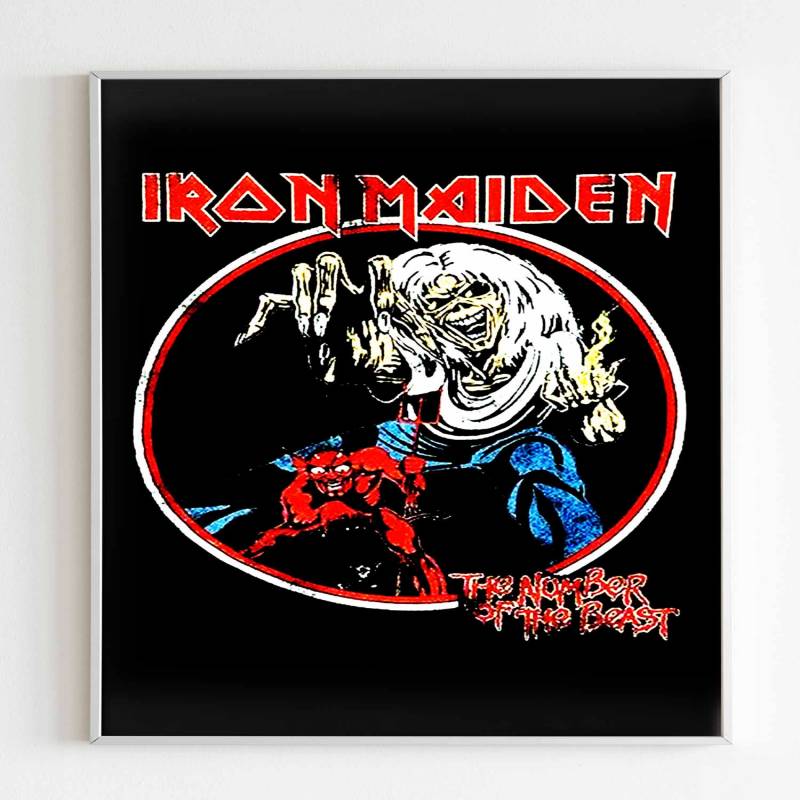 Iron Maiden The Number Of The Beast Poster - Micalshop
