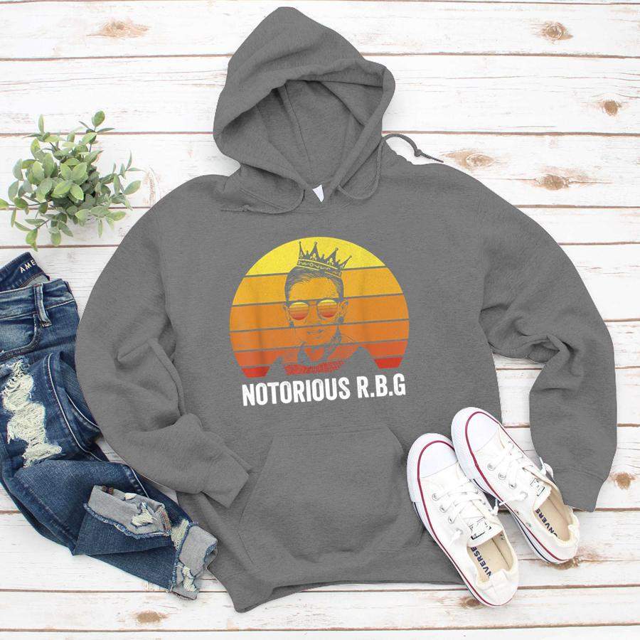 Notorious RBG Ruth Bader Ginsburg Shirt Political Feminist  Hoodie