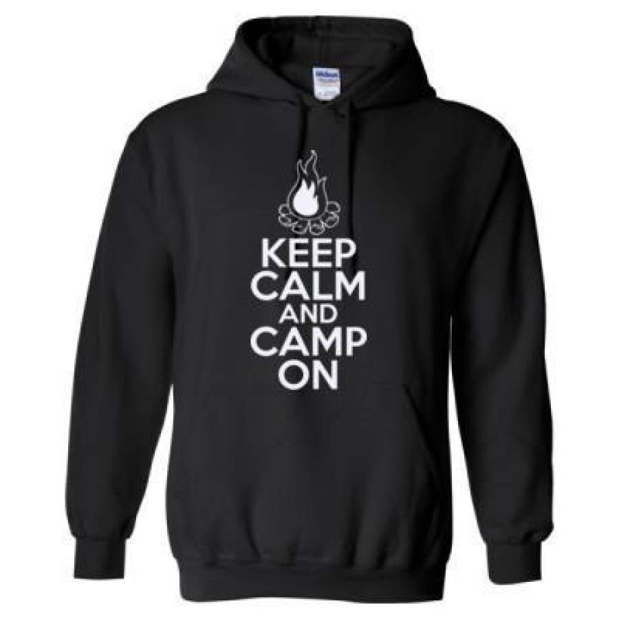 AGR Keep Calm And Camp On – Heavy Blend™ Hooded Sweatshirt