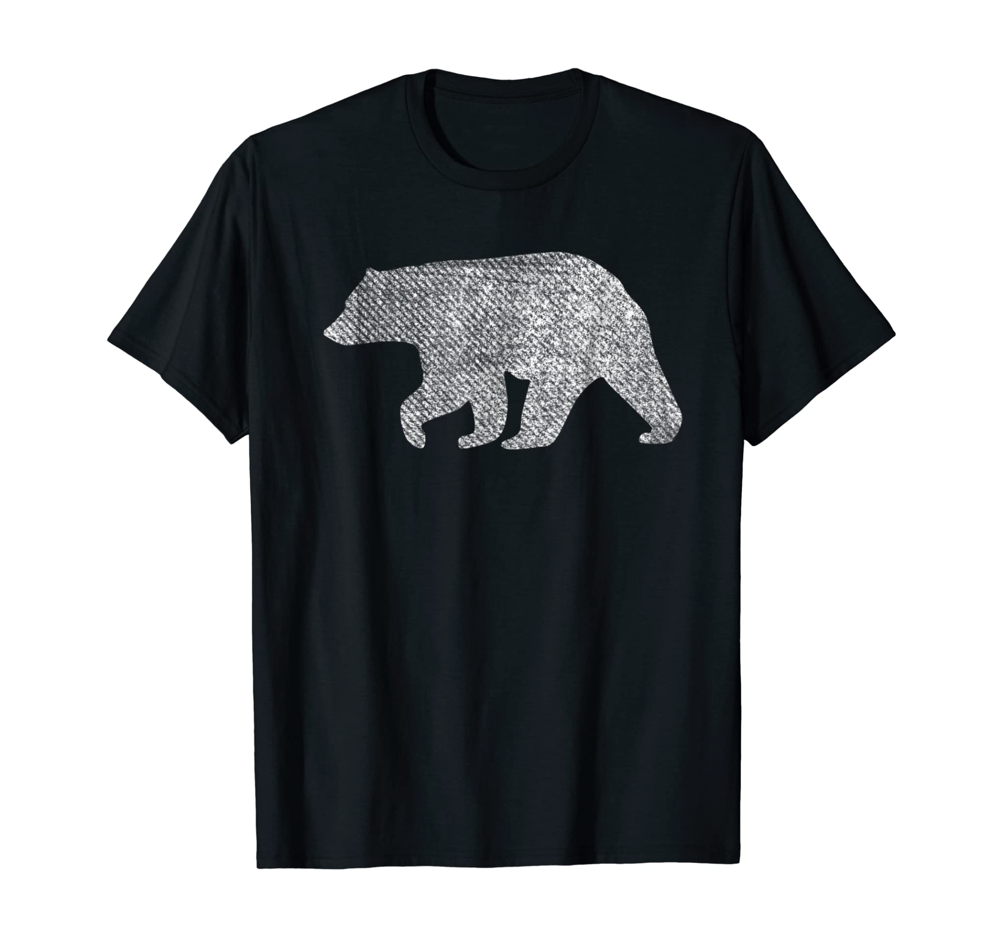 Distressed Bear Shirt Cool Vintage Retro Hipster Bear TShirt