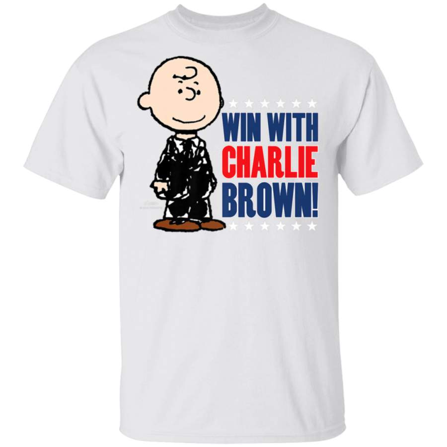 Peanuts Charlie Brown for President Win With Charlie Brown T-Shirt