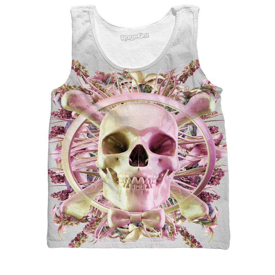 Flower Skull Tank Top