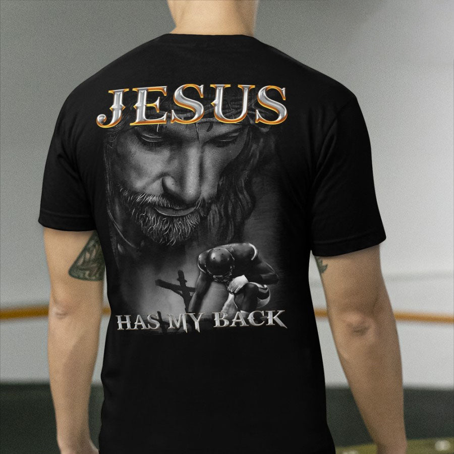 Jesus Has My Back T Shirt, Religious Shirt, Christian Shirts, Church T-Shirt, Love Jesus Shirt