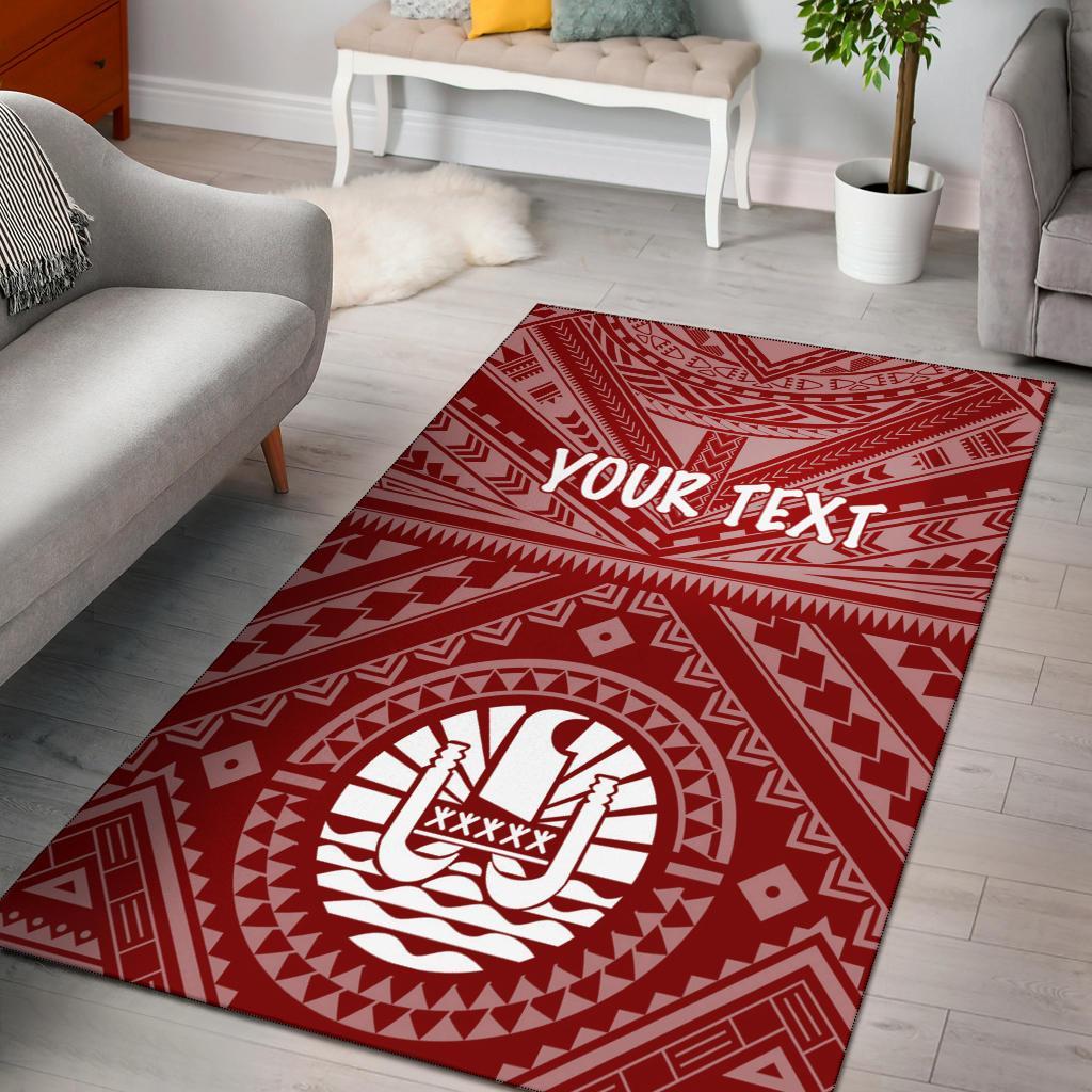 tahiti-personalised-area-rug-tahiti-seal-in-polynesian-tattoo-style