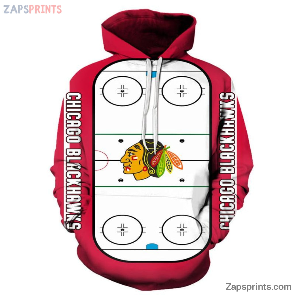 Chicago Blackhawks 3D Full Printing Hoodie 1