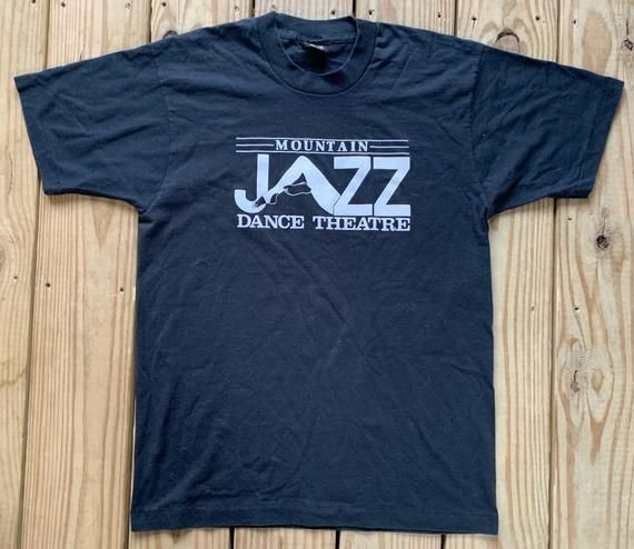 Vintage 90S Mountain Jazz Dance Theatre Black Shirtedium Screen Stars Best 50 50 Shirt