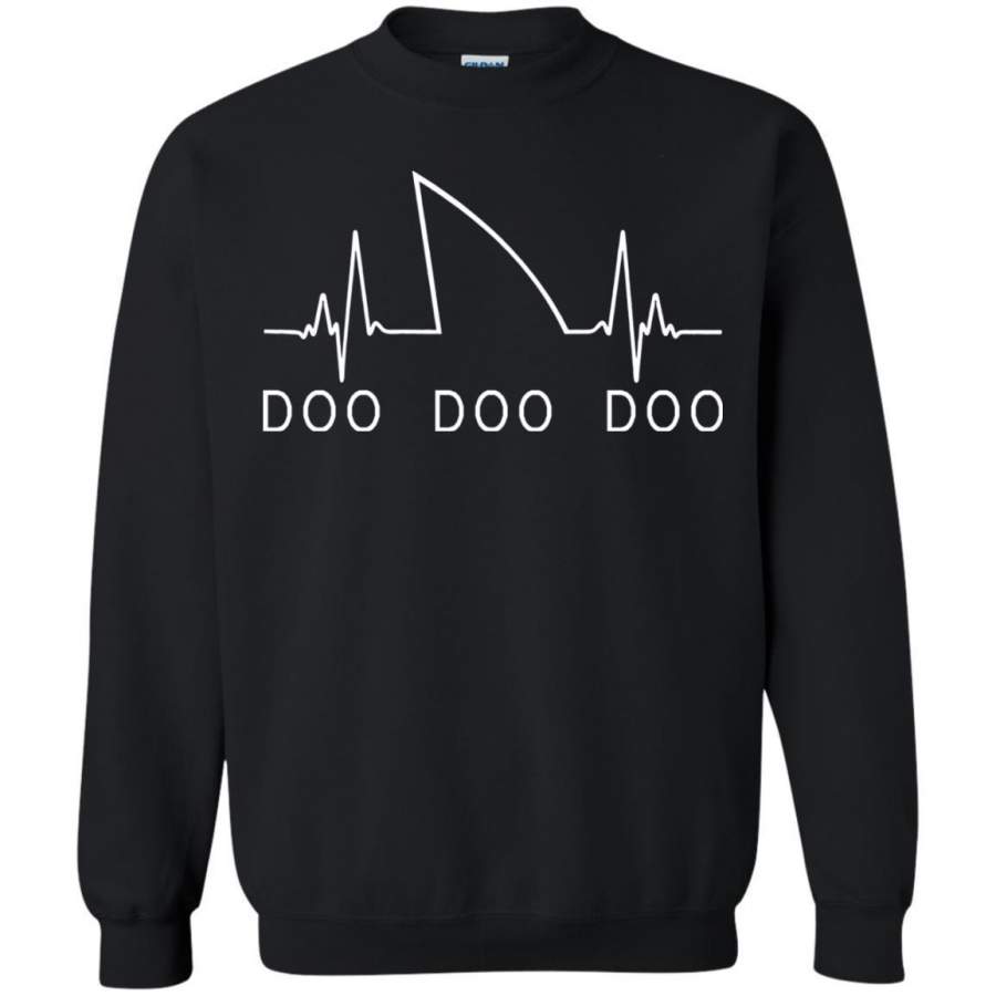 Shark Heartbeat for Shark Lovers – Shark doo doo doo Sweatshirt