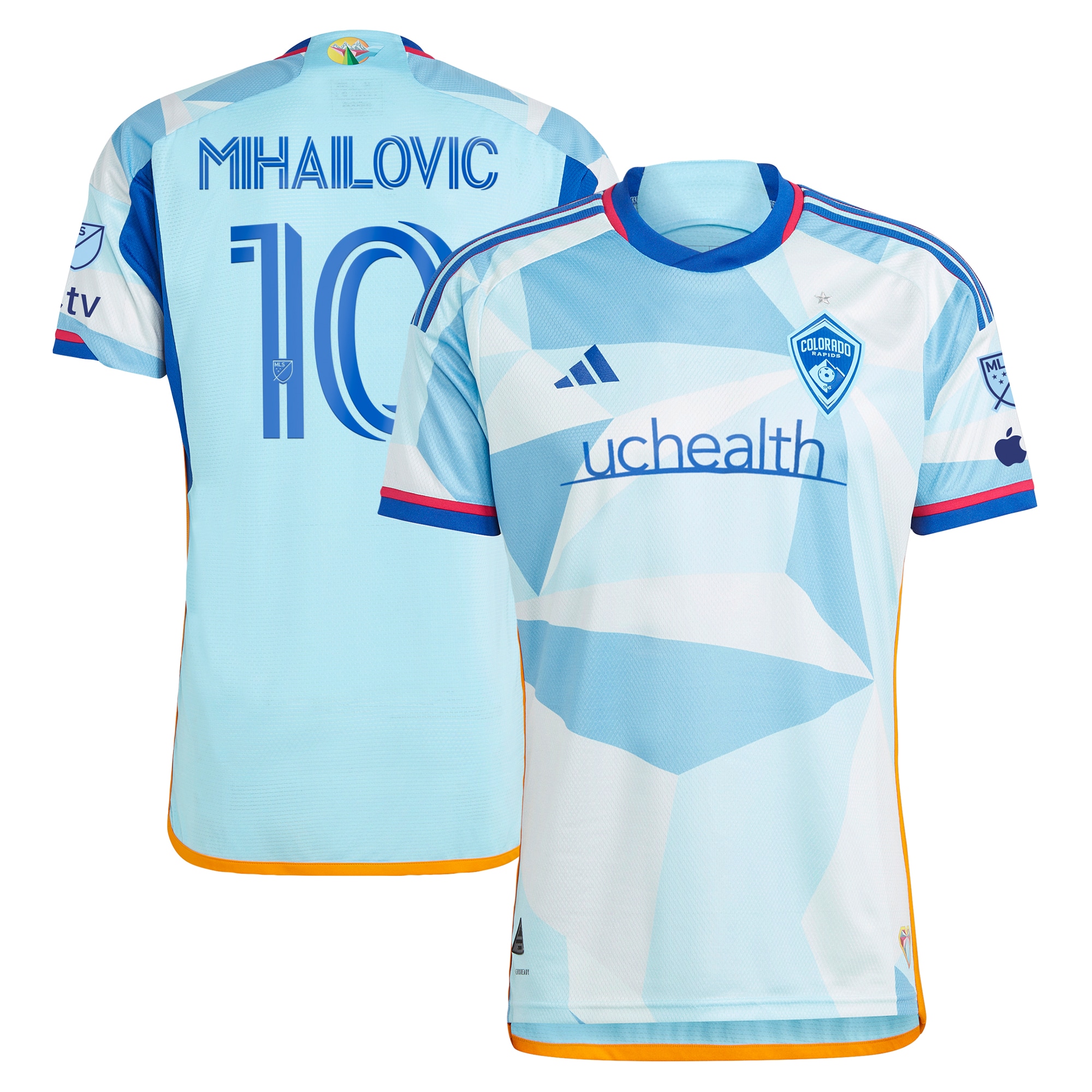 Djordje Mihailovic Colorado Rapids 2024 New Day Kit Authentic Player Jersey – Light Blue