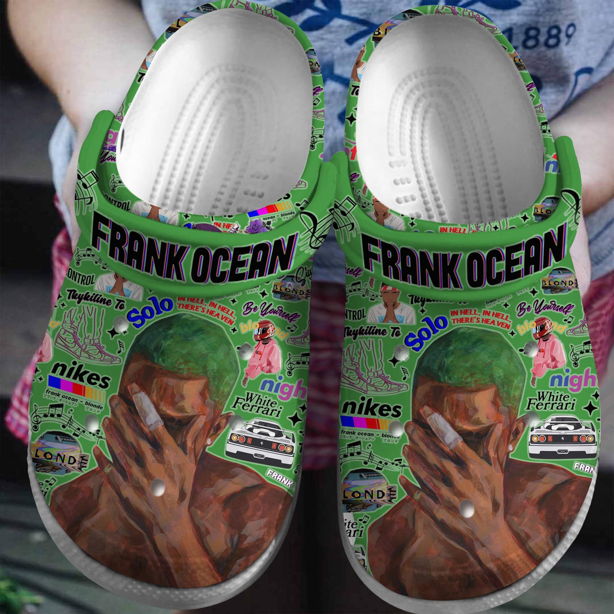Frank Ocean Singer Music Crocss Crocband Clogs Shoes Comfortable For Men Women And Kids C5
