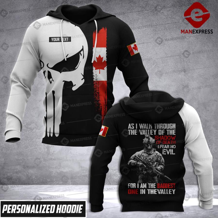 VH CUSTOMIZE CANADA ARMY HOODIE 3D ALL OVER PRINT 1510 HVQ