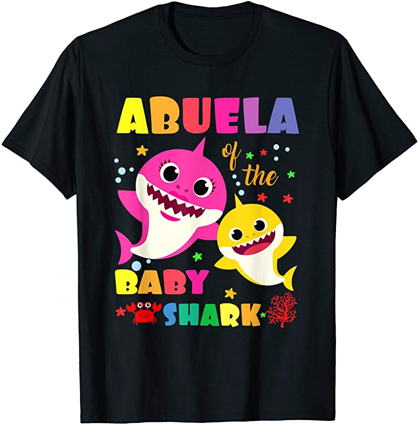 Abuela Of The Baby Shark Birthday Abuela Shark T-Shirt