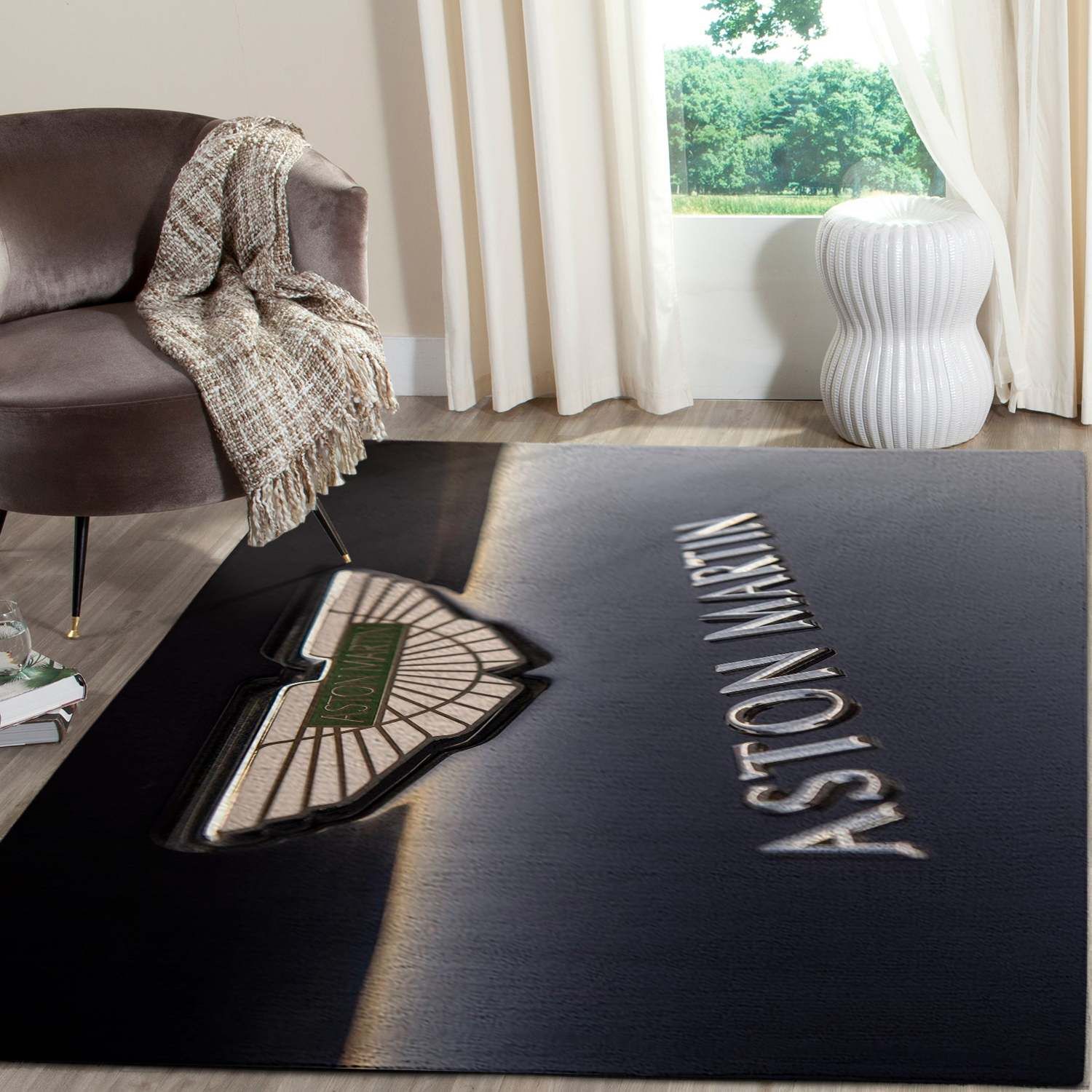 Aston Martin Logo SuperCars Area Rugs Living Room Carpet FN161215 Local Brands Floor Decor