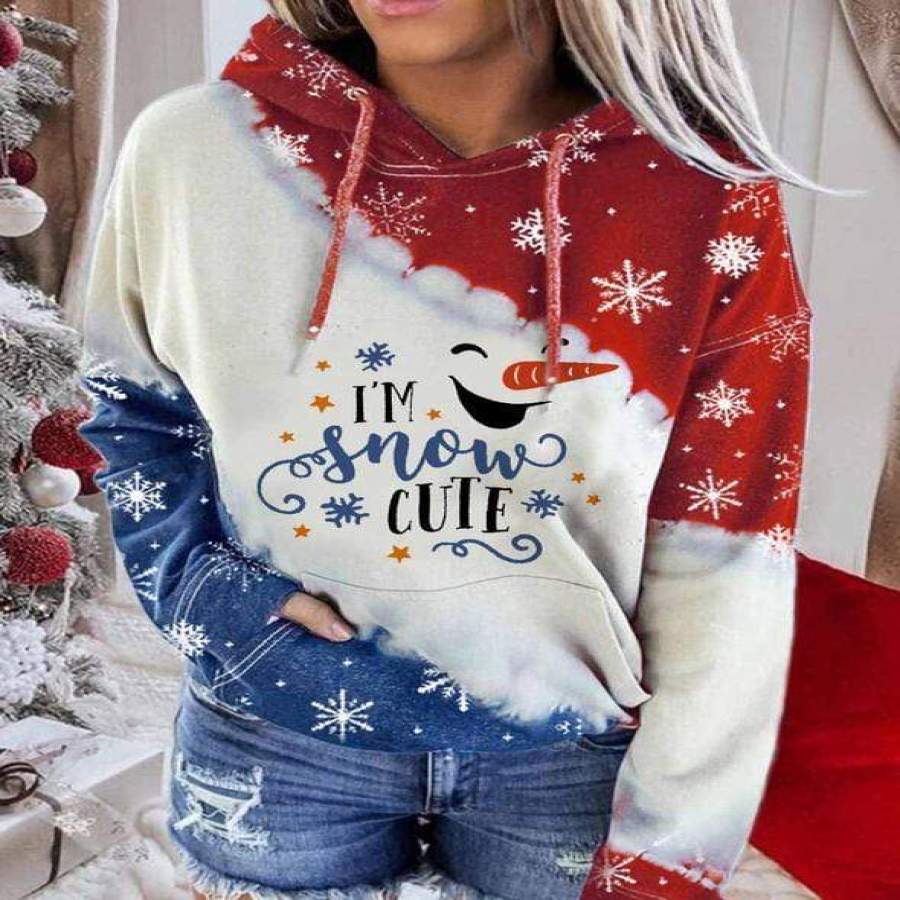 Christmas I’m Snow Cute Snowman 3D All Over Printed Hoodie Sweater #V