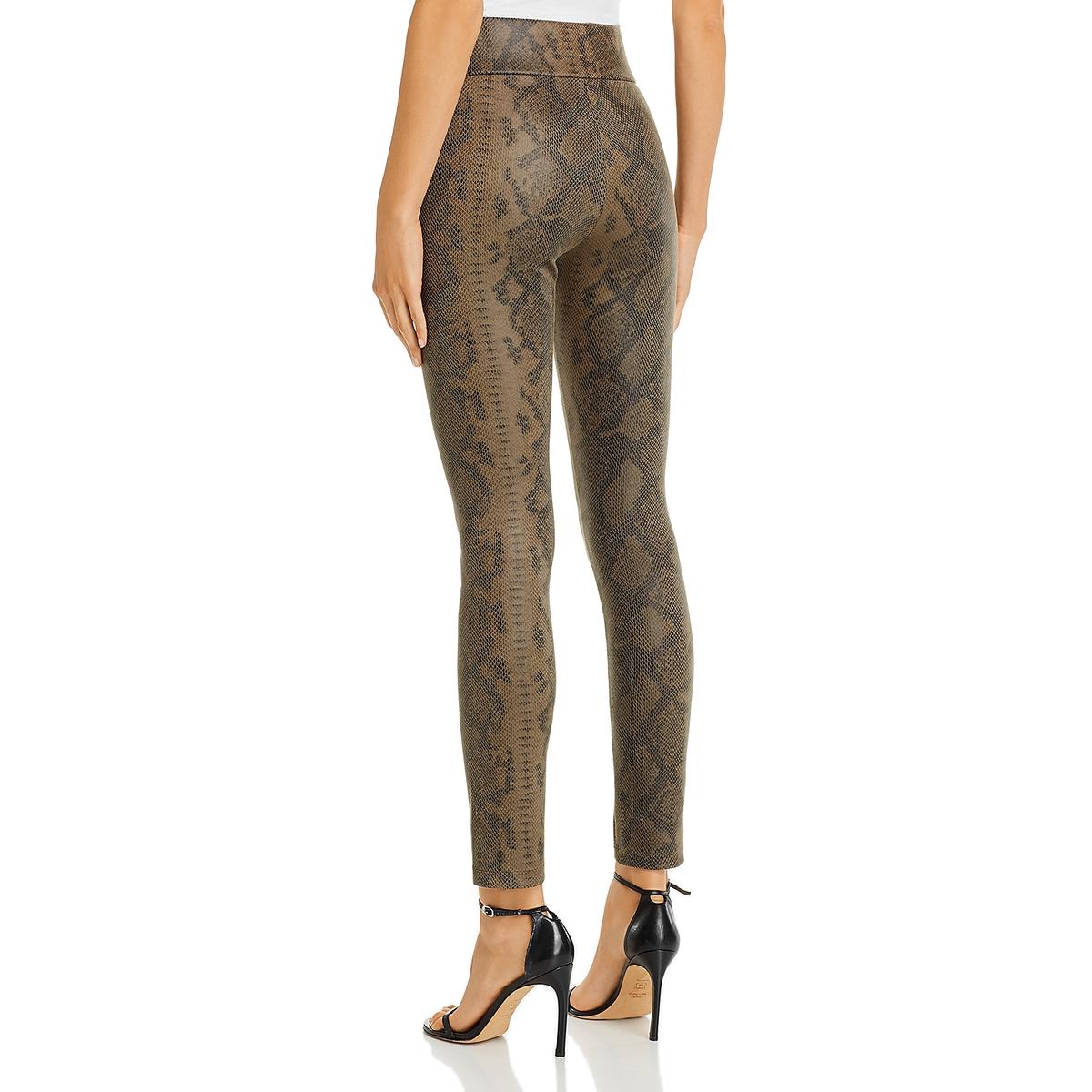 Womens Animal Print High Rise Leggings