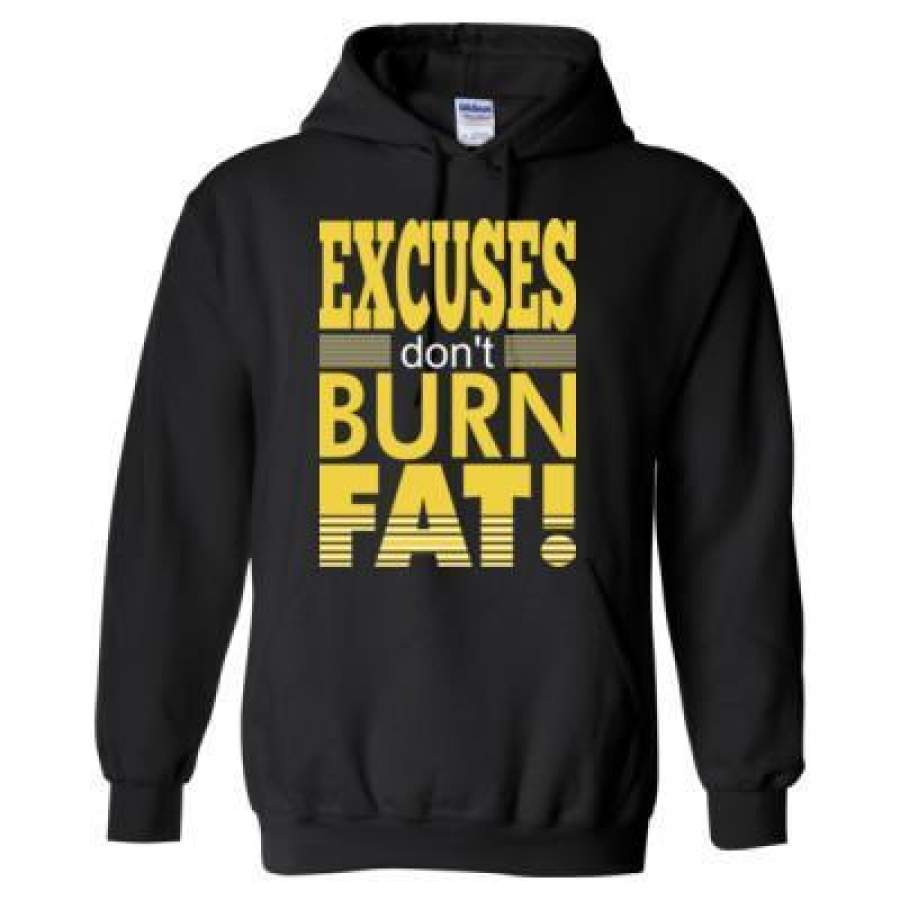 AGR Excuses Dont Burn Fat – Heavy Blend™ Hooded Sweatshirt