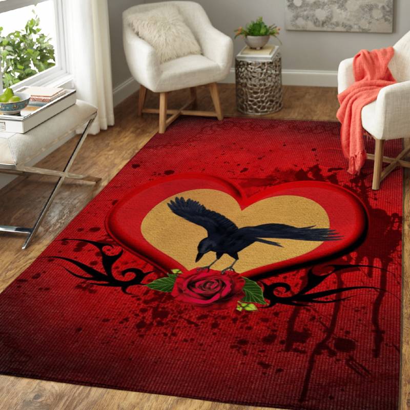 Wonderful crow – Animals Area Rug Carpet