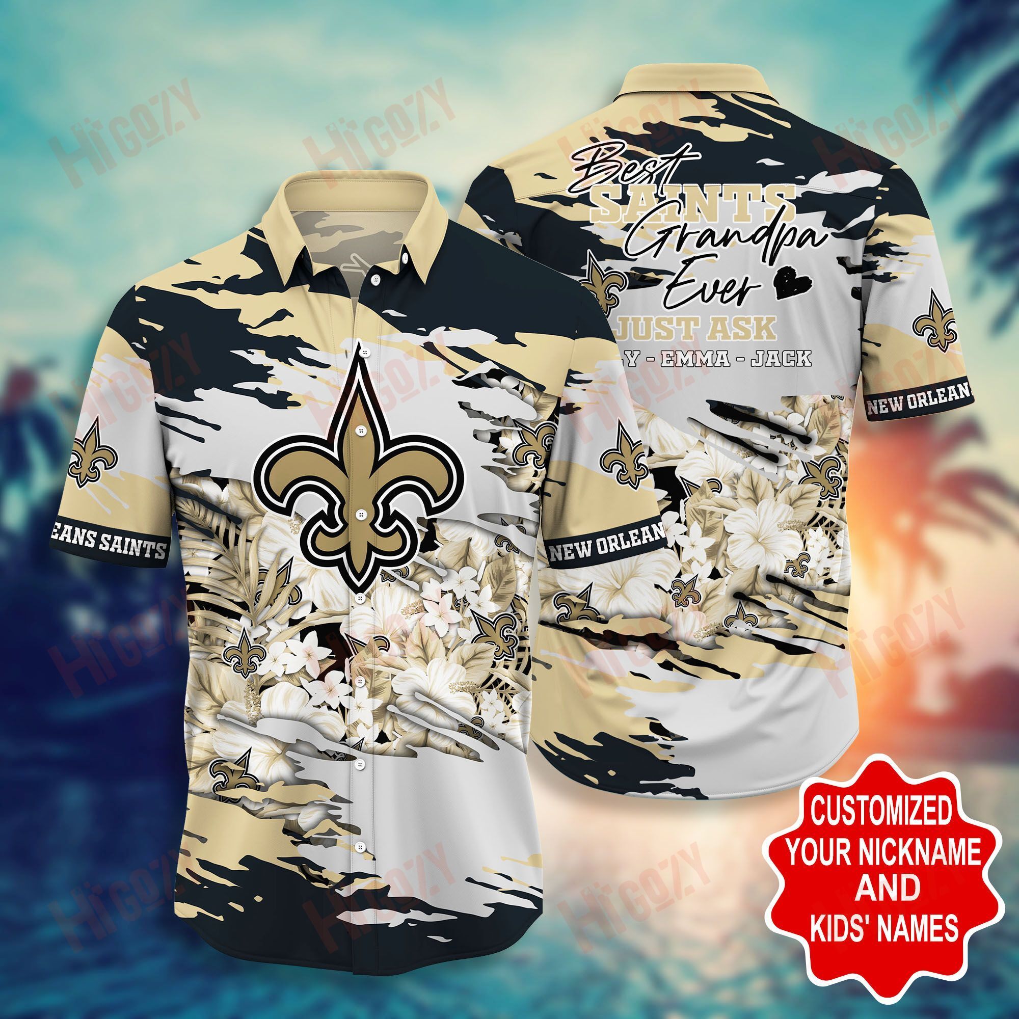 New Orleans Saints Hawaiian Shirt Short Style Hot Trending Summer Ha56168