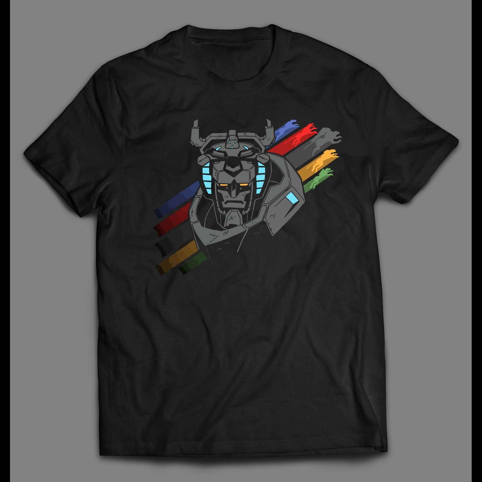 VOLTRON LIONS UNITE DEFENDER OF THE UNIVERSE CUSTOM ART SHIRT